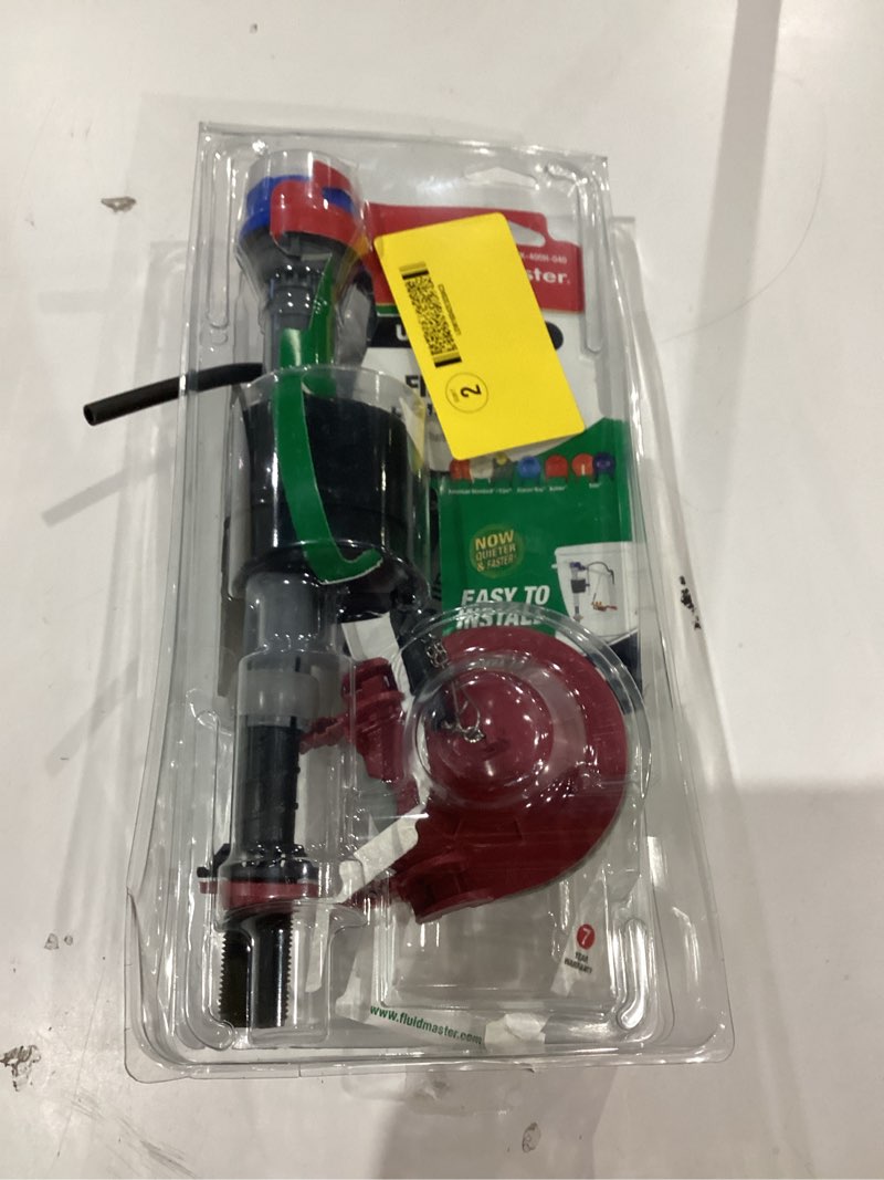 Condition photo showing Good Condition for fluidmaster performax fill valve and flapper kit multicolored