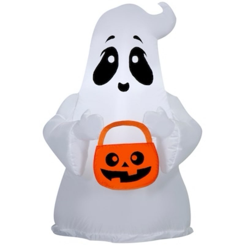 500+ bought last week Haunted Living 3.5-ft Trick or Treat Ghost Inflatable