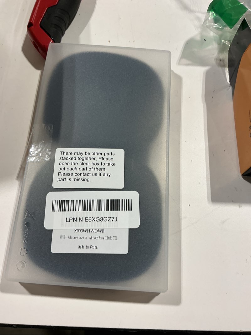 Condition photo showing Good Condition for silicone case cover for airpods max, ear pad case cover/ear cups cover/headband cover for airpods max 2/1 (2026/2024/2020) (usb-c/lightning), accessories for apple airpods max 2 headphones, black black-c3
