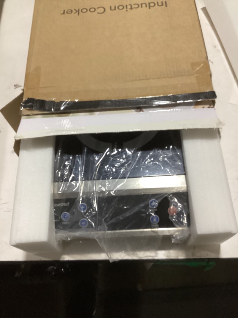 Condition photo showing Good Condition for Stainless Steel Induction Cooktop, Professional-Grade Induction Cooker with Precise Temperature Control,Portable Countertop Burner with UL Certified, 10 Hours Timer Powerful 1800W Hot Plate