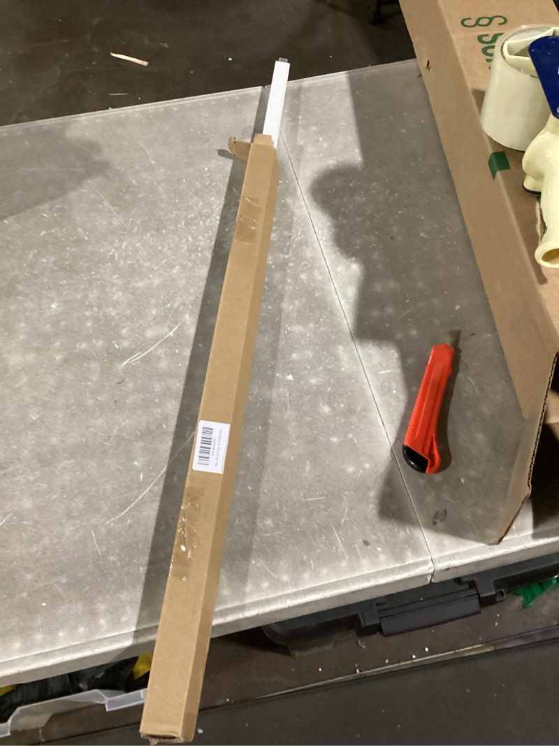 Condition photo showing Good Condition for iwiwe 24 inch towel bar replacement rod for ceramic holder - spring loaded adjustable square plastic towel rod for bathroom and kitchen porcelain holders (white reliable plastic)