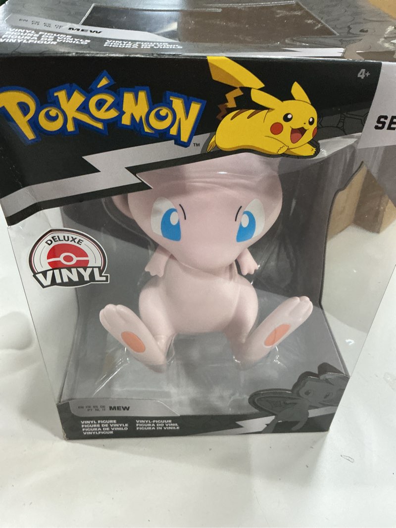 Condition photo showing New/Like New for Pokemon Mew Select Vinyl Figure - 4-Inch Figure Made from Vinyl