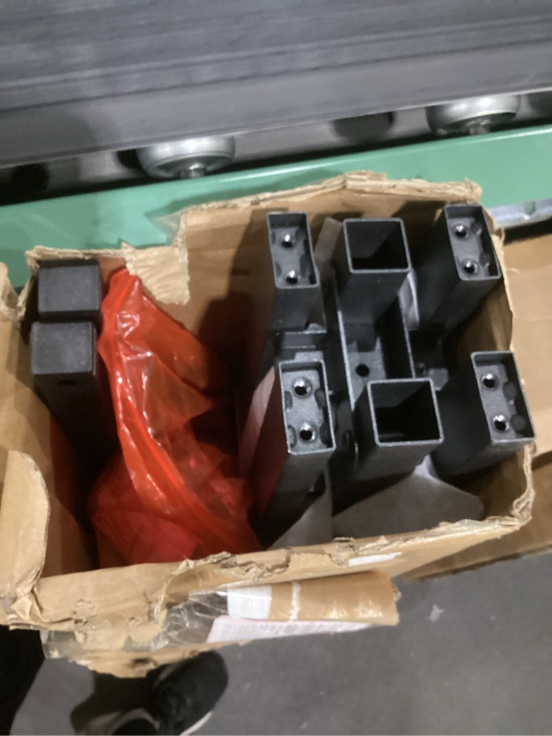 Condition photo showing As Is for 20 inch full size bed frame, 3500lbs heavy duty metal platform with round corner legs mattress slide stopper, steel slat support no box spring needed, noise free, non-slip, easy assembly