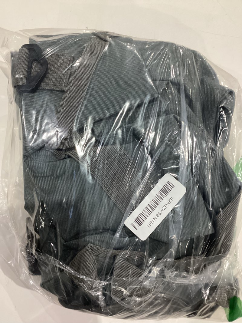 Condition photo showing Good Condition for large duffle bag for travel, 100l travel duffel bags for men, 900d polyester water & tear resistant extra large travel bag heavy duty moving bags for sport camping gear holiday christmas decor storage grey with shoulder strap