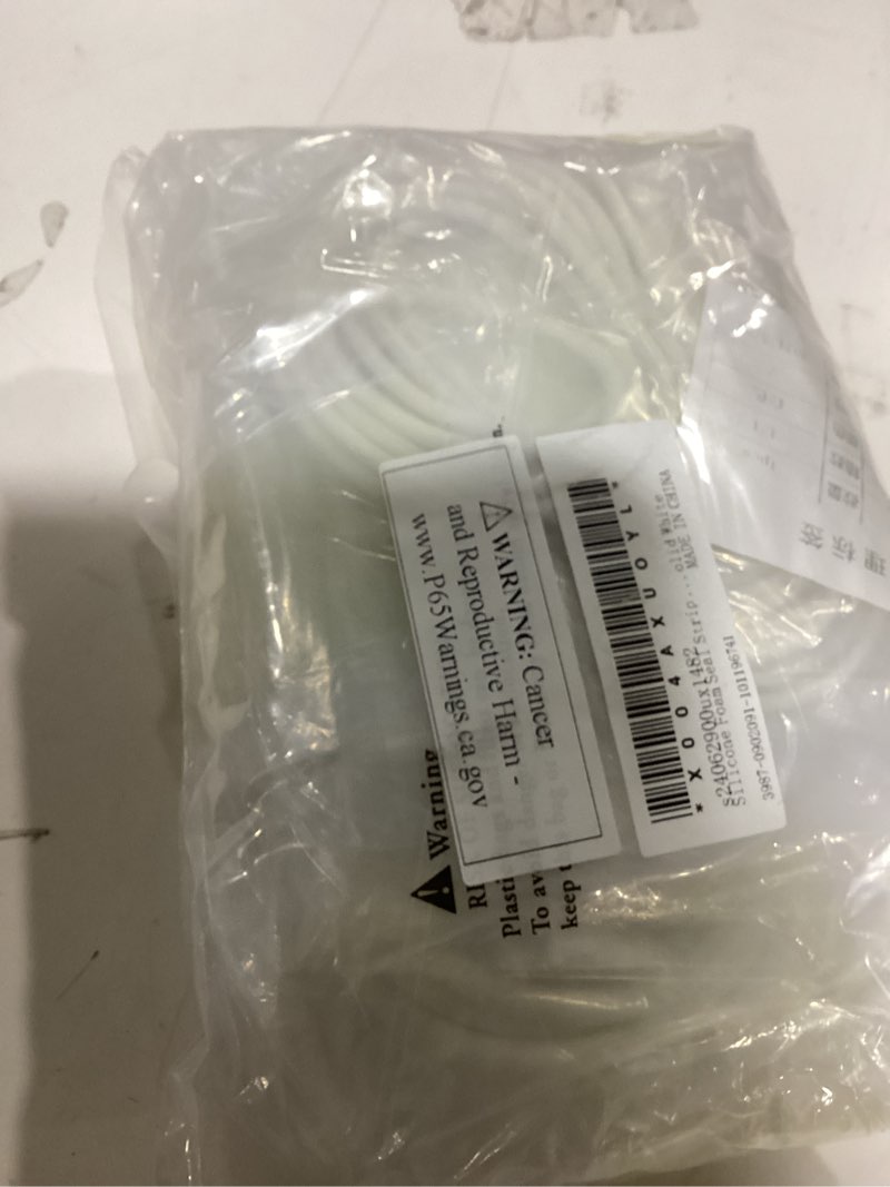 uxcell Silicone Foam Seal Strip 1/1.5/2/2.5/3/3.5/4/4.5/5/5.5/6mm 2.5m 8ft Sponge Rubber Cord Solid 