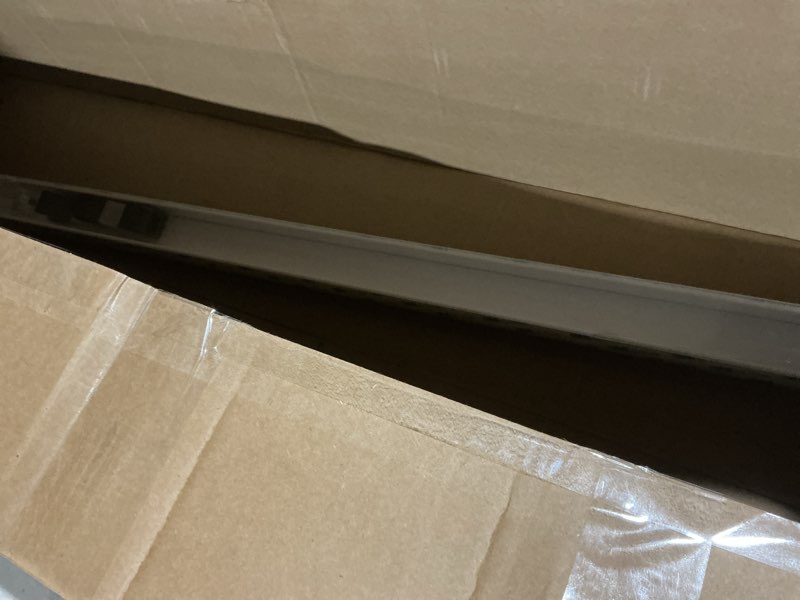 Condition photo showing As Is for ZSTARR PVC Light Blockers Blackout Light Blockers Side Tracks for Window Shades and Blinds Side Tracks for Blackout Shades Easy to Instal Light Blocking Strips for Bedroom (White, 58",2Pcs) L-shaped White-2pcs 58‘’