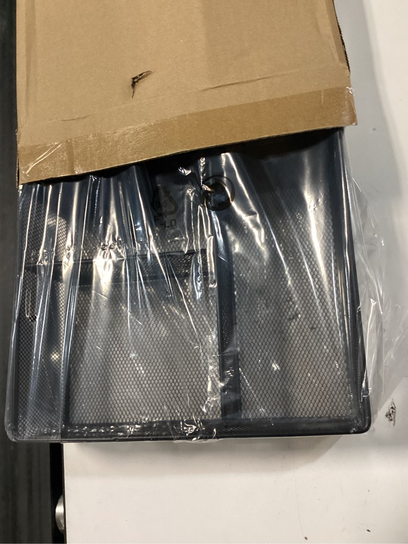 Condition photo showing New/Like New for metal paper plate organizer & utensil holder for countertop, silverware caddy cutlery flatware organizer for plastic cup forks spoon napkins, paper plate holder for picnic camping party