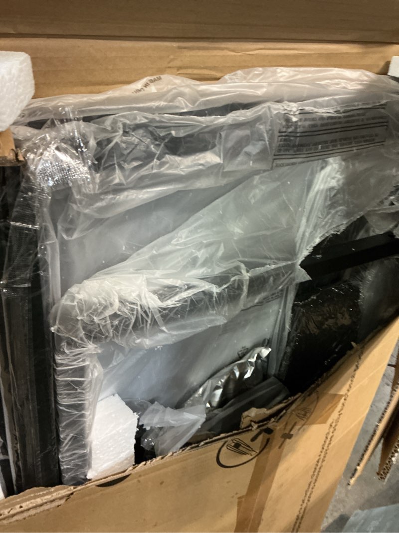 Condition photo showing item condition for MUTUN Computer Desk with Drawers, 40 Inch Computer Desk with Power Outlet & LED Light, Gaming Desk with Adjustable Monitor Stand & Pegboard, Modern PC Study Writing Table for Bedroom, Black 40 Inch Black