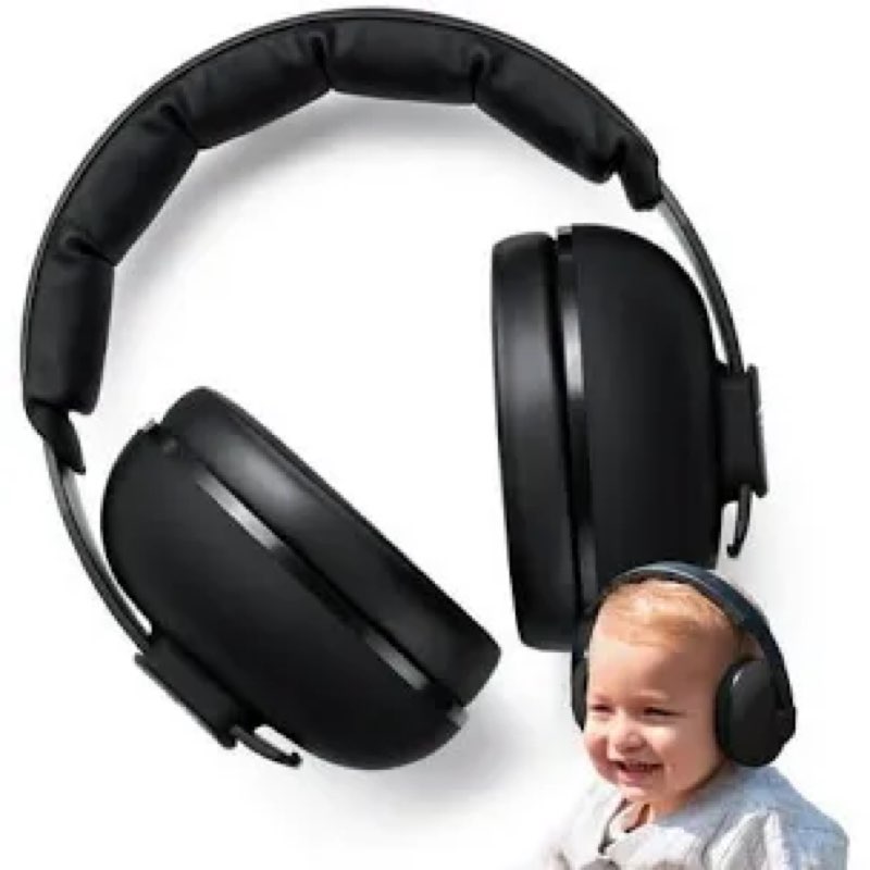 friday 7care baby headphones - baby ear protection, noise cancelling headphones with adjustable headband