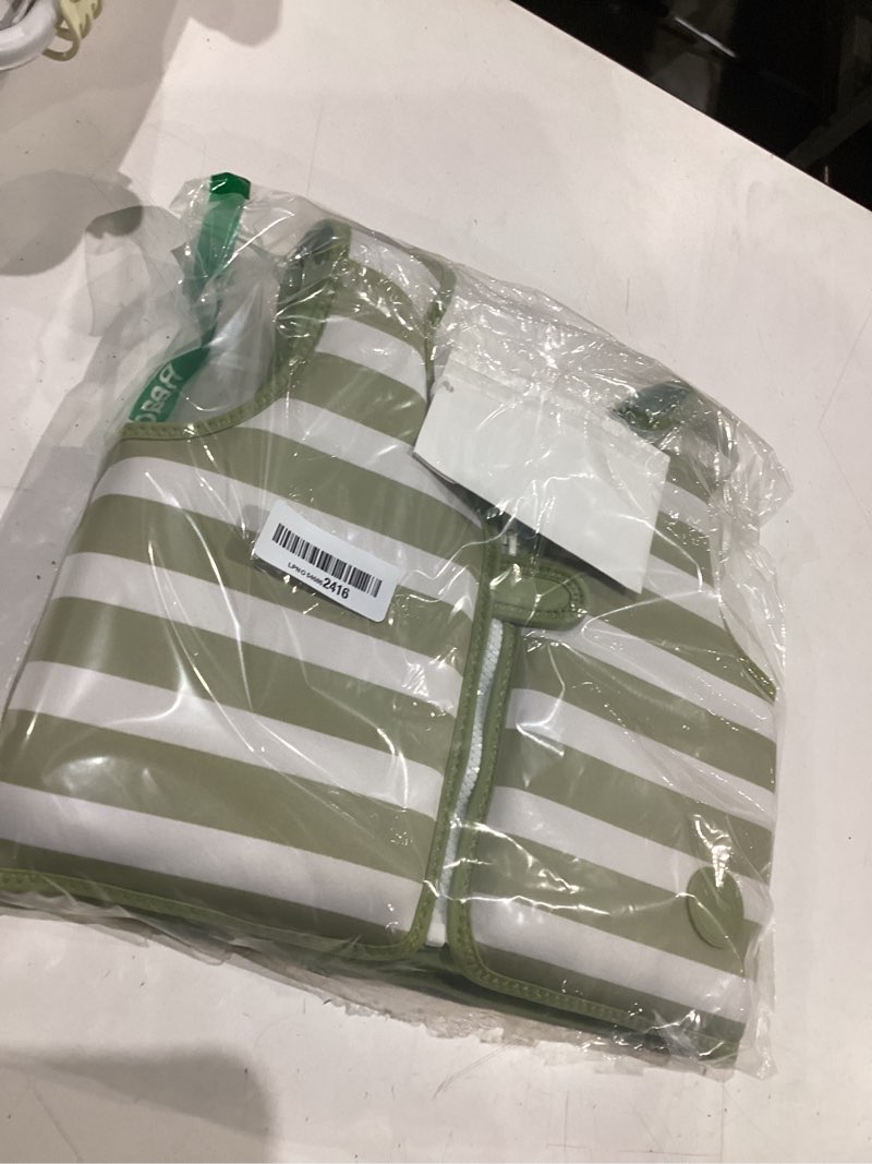 Condition photo showing Good Condition for sunnylife swim vest - constructed with neoprene plus a secure front zip and develop water confidence. | toddler swim vest into the wild khaki 3-6 yrs