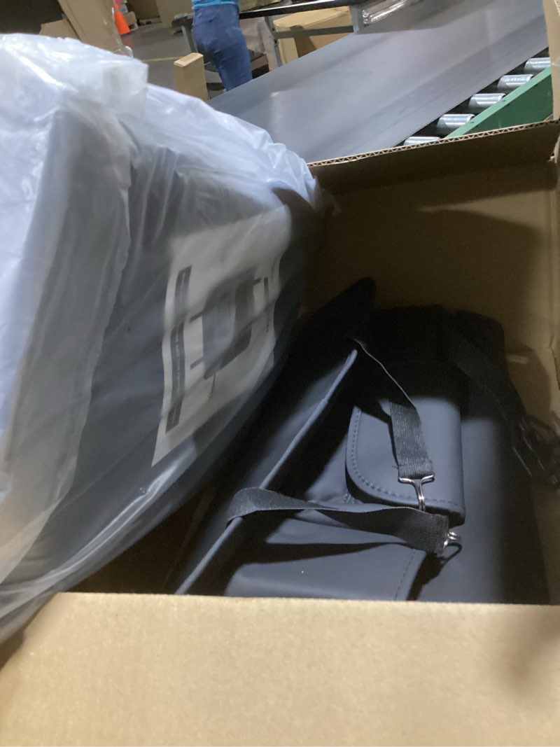 Condition photo showing Good Condition for 2 pack leather car backseat organizer with foldable table tray, car storage organizer with tablet holder, car seat back protectors kick mats travel accessories