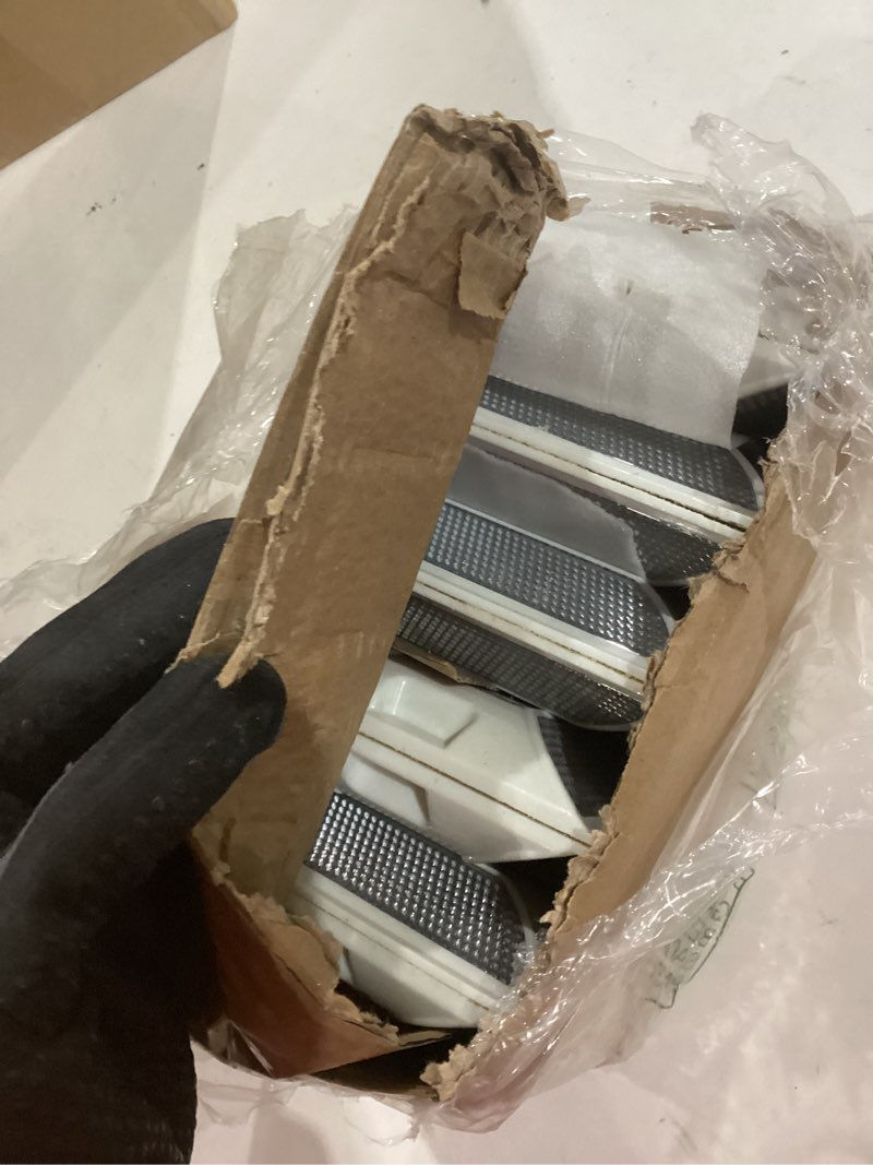 Condition photo showing Good Condition for road reflectors pack of 10 | 4 by 4 inch street pavement & asphalt stud markers | great for speed bumps, sidewalks, pedestrian crossings, freeways & driveways | industrial grade (white)