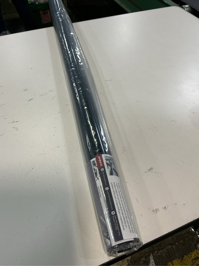 Condition photo showing As Is for (unknown size)50x300cm black car window film roll 5/15/20/25/35/50% vlt heat control sun shade anti uv windshield tint film for car home window glass tint pet material with scraper (20% vlt)