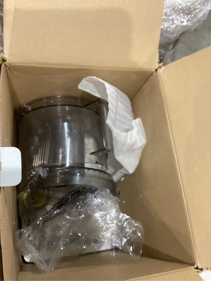 Condition photo showing As Is for cuisinart food processor, pro custom 11 cup, brushed chrome, dlc-8sbcyp1