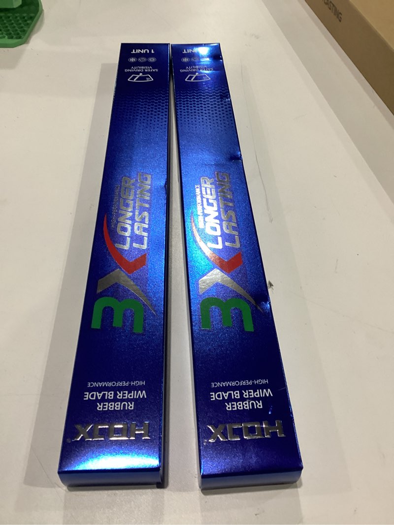 Condition photo showing New/Like New for quiet front windshield wiper blades 16 inch and 16 inch set of 2, oem quality all-season windshield wipers,u&j-hook for my car/automotive replacement, easy to install oem replacement parts front(16" and 16")