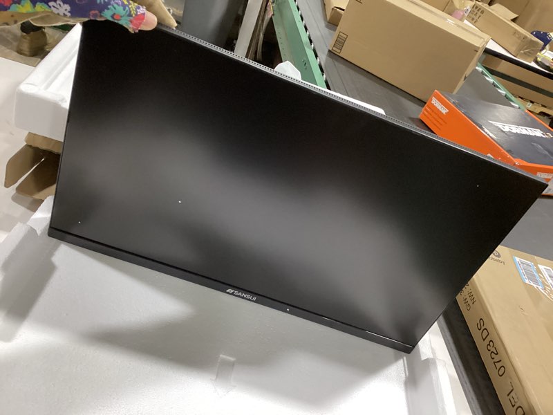 Condition photo showing As Is for SANSUI Monitor 24 Inch 100Hz PC Monitor, HDMI VGA Ports VESA Mount, FHD Computer Monitor Ultra-Slim Ergonomic Tilt Eye Care for Home Office (ES-24F2, HDMI Cable Included) 24 inch 100Hz FHD 100Hz Monitor