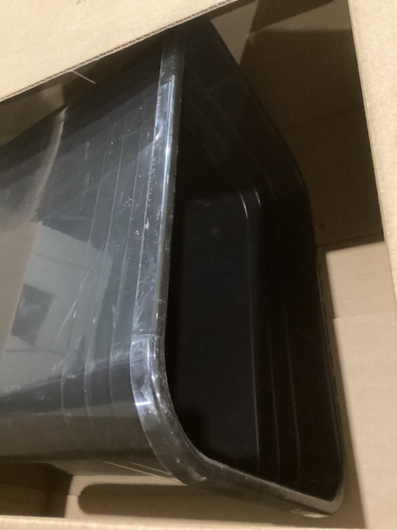 Condition photo showing As Is for INCOMPLETE Arm & Hammer Premium Top Entry Litter Box with Filter to Clean Paws and Microban, Made in USA