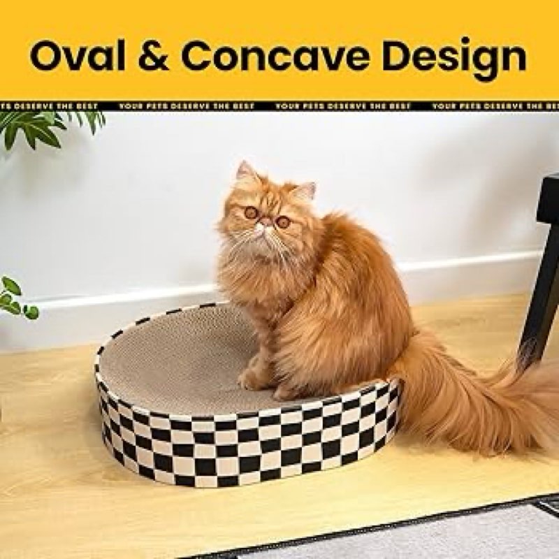 (Similar to the image)Cat Scratcher, Cardboard Cat Scratchers for Indoor Cats, Large Cat Scratching Board, Round Bowl Cat 