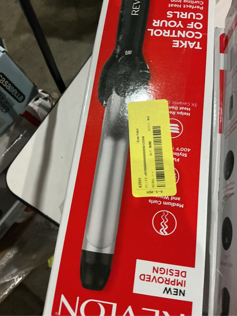 Condition photo showing Good Condition for revlon perfect heat 1" triple ceramic curling iron, black