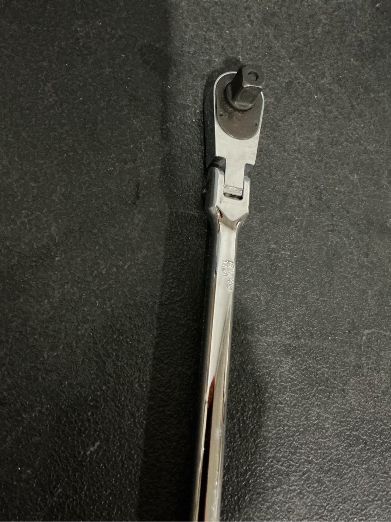 Condition photo showing As Is for kobalt 1/2-in drive comfort grip handle flexible head ratchet 