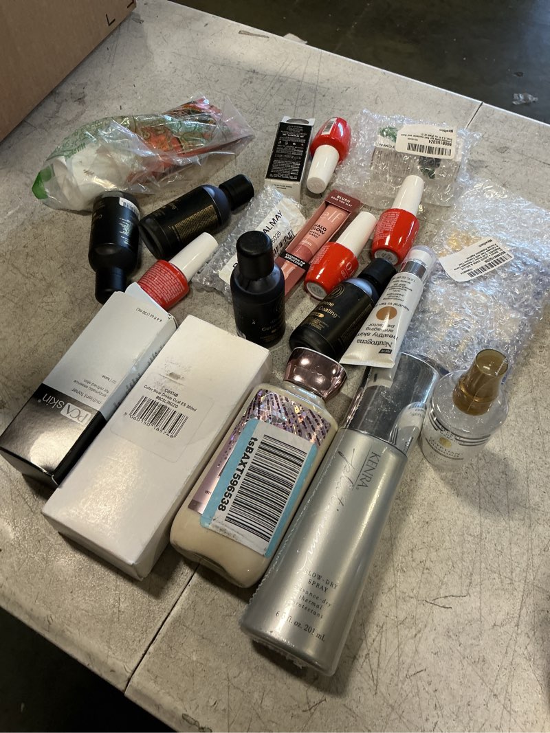 assorted mixed makeup (cosmetics & skin care) (different brands)