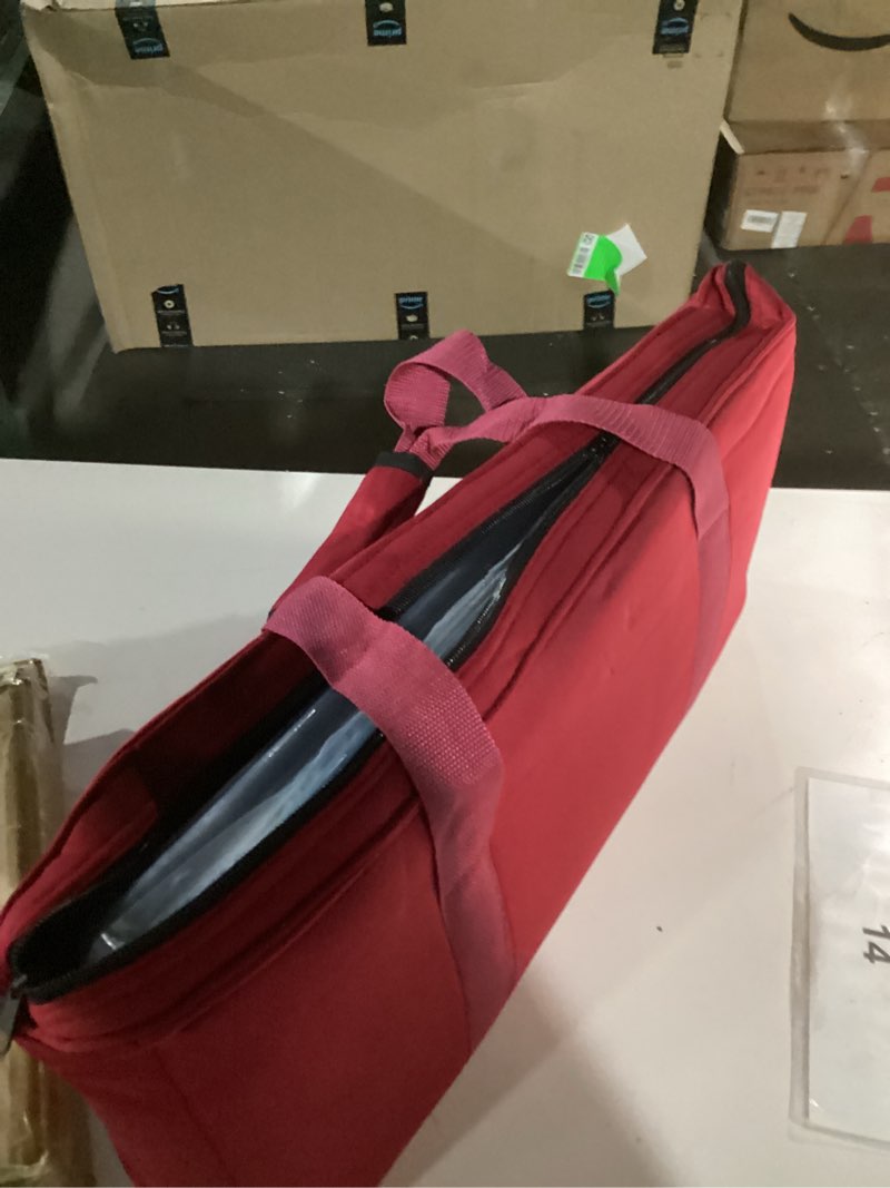 Condition photo showing As Is for ZGME American Mahjong Set,166 White Tiles with Red Bag and Accessories,4 All-in-One Mahjong Racks with Pushers,Complete Western Mahjong Set