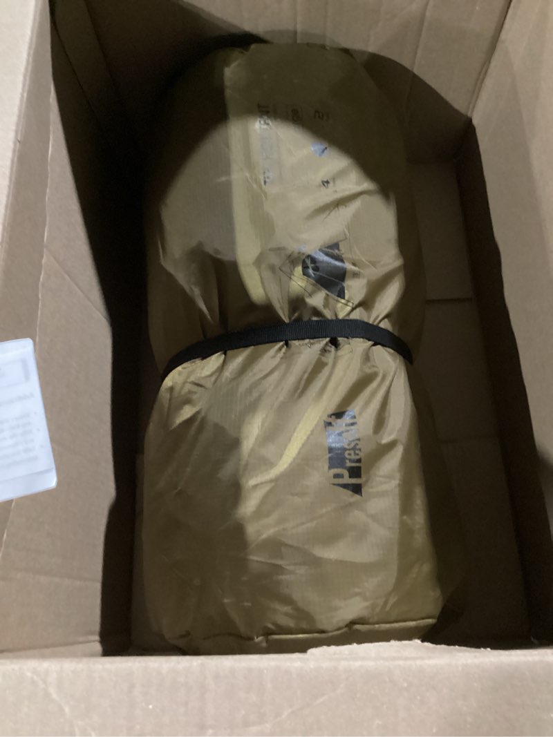 Condition photo showing Good Condition for 4 persons 5lb lightweight tipi hot tents with stove jack, 7'3" standing room, teepee tent for hunting family team backpacking camping hiking olive drab