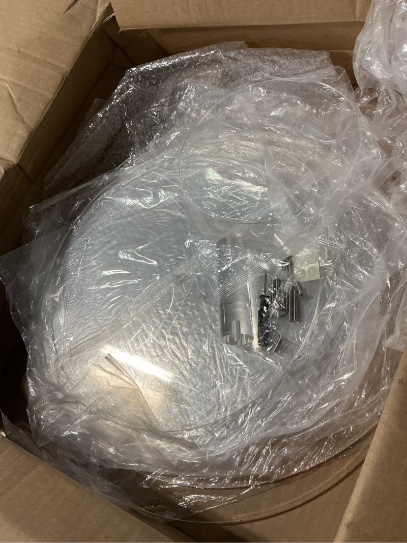 Condition photo showing Good Condition for 7 tier large cupcake stand, round cupcake stand for 100 cupcakes, tiered cupcake display stand, clear acrylic cup cake tower stand, dessert table display set for gatherings and celebrations 7 tier round