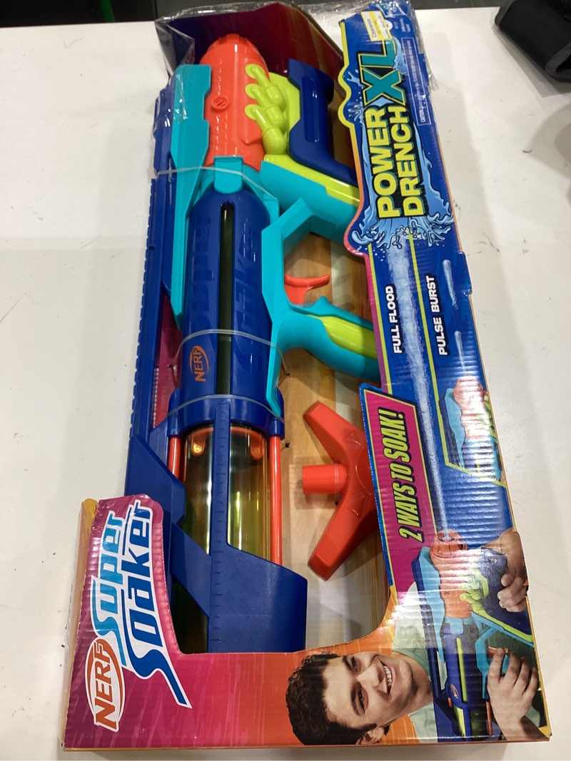 Condition photo showing As Is for nerf super soaker power drench - xl