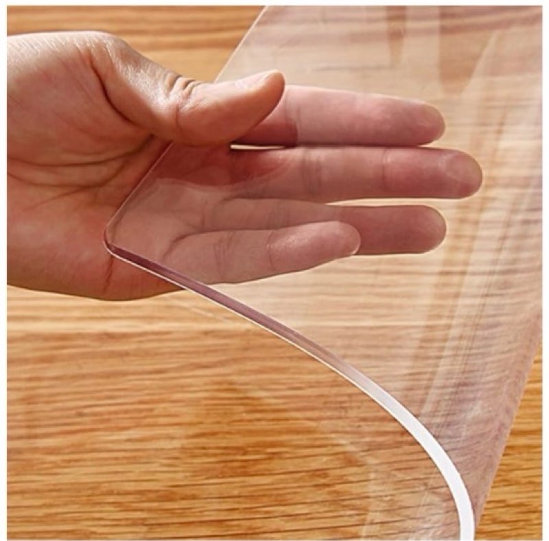 Floors Mat Protect Pad 1.5mm Thick Vinyl Floor Protector Mat,Chair Mat-PVC Transparent Non-Slip Durable Floor Protector Mat for Office Home Hard Floor Carpet,for Hardwood Floor Carp