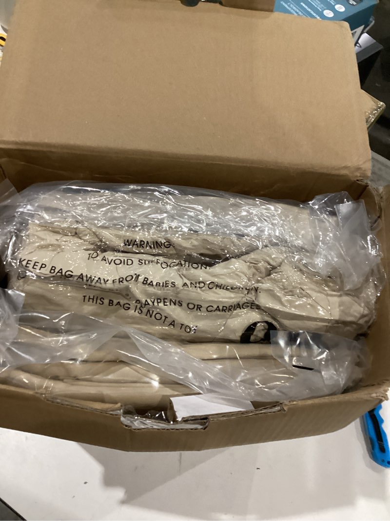 Condition photo showing Good Condition for WRENSONGE Oversized Queen Comforter Set - 7 Pieces Beige Bed in a Bag Queen with Sheets, 2 Pillow Shams, and 2 Pillowcases- Warm Bedding Sets Queen for All Season Beige Oversized Queen(98"*98")