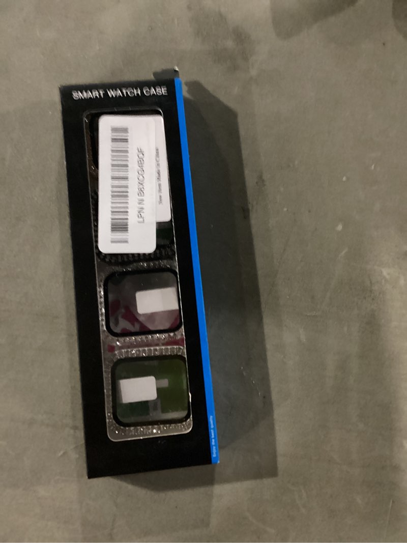 Condition photo showing Good Condition for goton 4-pack bling case for apple watch screen protector 40mm series 6/5/4, se 3/2/1, women glitter diamond rhinestone protector for iwatch cover accessories 40 mm clear+starlight+black+rose gold( glass) 40mm