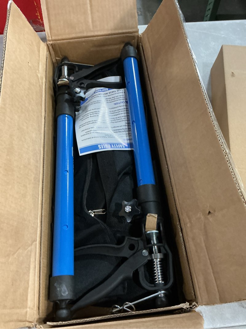 Condition photo showing Good Condition for 2pk steel cabinet jacks for installing cabinets,21.3-45.3inches, adjustable 3rd hand support system,telescopic hand support pole, third hand tools support pole 132lb load for lifting drywall