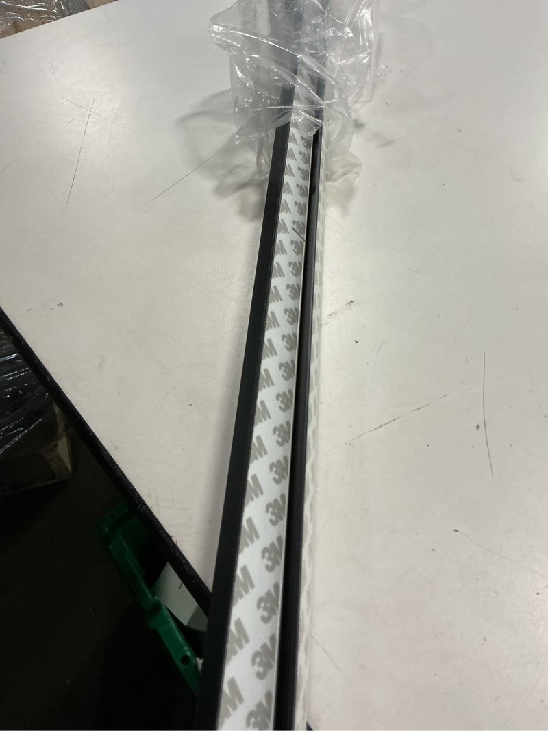 Condition photo showing Good Condition for light blocking pvc strips for window shades & blinds by keego white-2pcs 58.5" x 1.2" x 0.9"