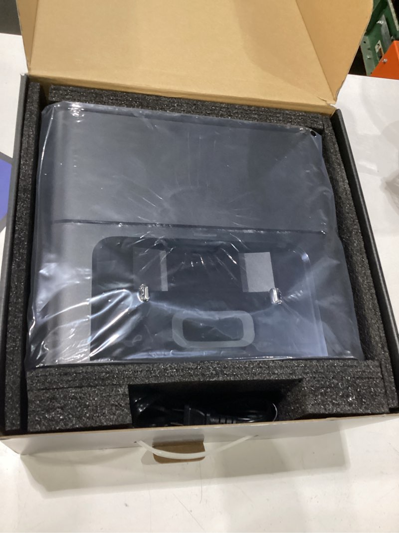Condition photo showing As Is for kilgone robot vacuum and mop self-emptying, 6000pa no-tangle suction, lidar multi-floor mapping, 90-day hands-free, app, alexa & google assistant for pet hair, carpet & hard floor iron black