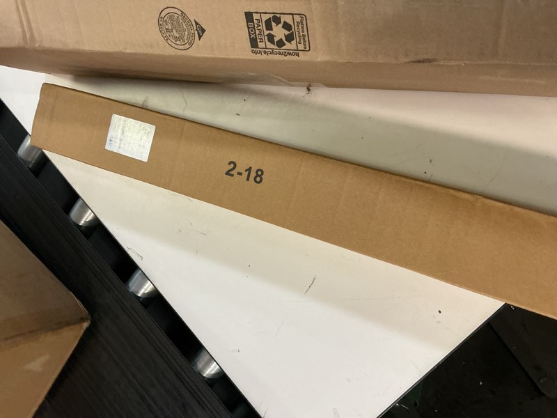 Condition photo showing Good Condition for aosky blackout roller shades cordless blinds for windows, free-stop shades with valance, thermal insulated fabric, uv protection, natural woven blinds for home and office (18" w x 72" h, white) white 18"w x 72"h