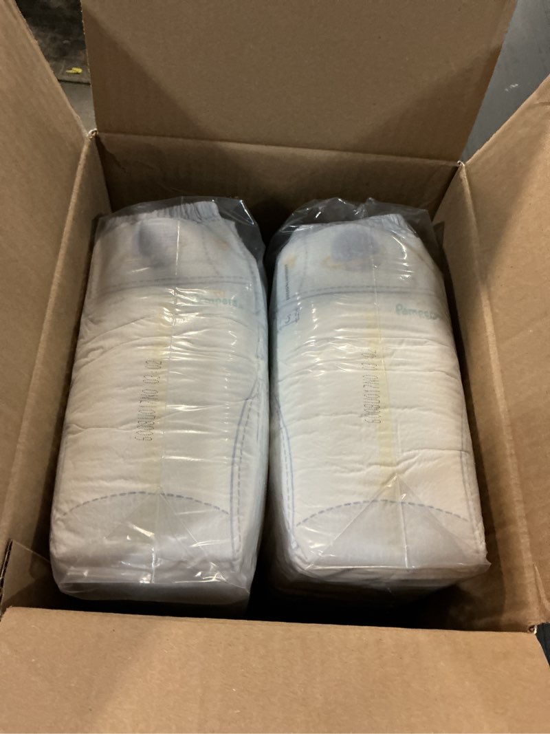 Condition photo showing New/Like New for Pampers ZZZ Overnight Diapers, Size 5 (27+ lbs), 50 Count, Nighttime Protection Disposable Baby Diaper, Night Time Leak and Skin Protection Size 5 50