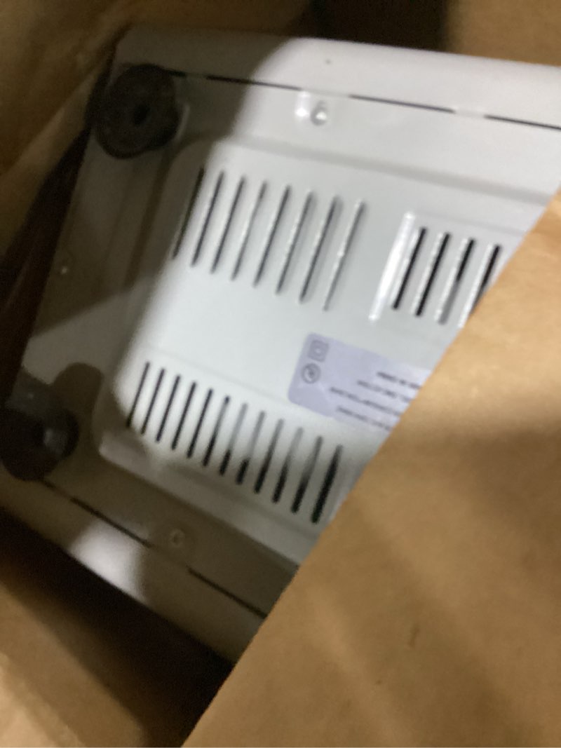 Condition photo showing As Is for pterying meat slicer machine for home - 200w electric food slicer with 2 removable 7.5" stainless steel blades and tray, adjustable and child lock protection, slicer machine for meat bread