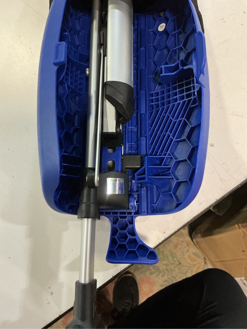 Condition photo showing Good Condition for step2gold ta-da chair series 2- portable walking stick, cane with seat, foldable chair, hiking stick, for camping, hiking, lightweight aluminum, easy carry, anti-slip m (34.2") blue