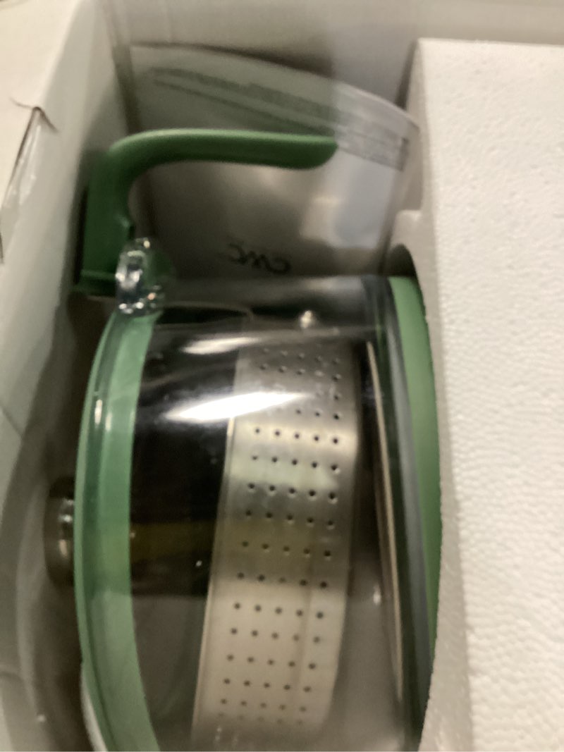 Condition photo showing Good Condition for COOK WITH COLOR 3L Glass Mini Low Carb Rice Cooker – Holds 2 Cups Raw/Makes 6 Cups Cooked with Auto Lift Filter Basket, Hotpot & Steamer for Rice, Grains, Digital Panel with Keep Warm, Dark Sage