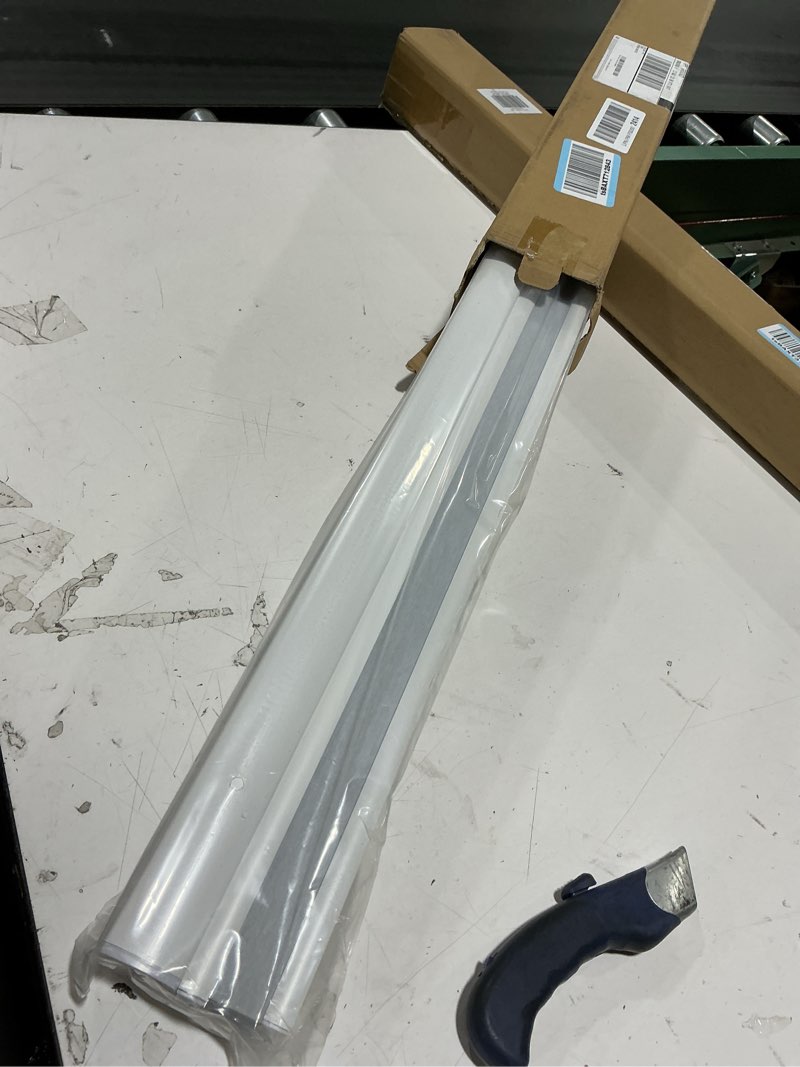 Condition photo showing New/Like New for joydeco no tools no drill blinds for indoor windows, cordless window blinds cellular shades top down bottom up blackout honeycomb blinds thermal insulated noise reduction (white, 31" w x 64" h) a - white 31"w x 64"h