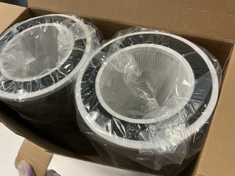 Condition photo showing New/Like New for hp201 hepa replacement filter compatible with shark hp201 hp202 hp301 hp302 ua205 ap1000 hc501 hc502 air cleaner purifier max, compare to # he2fkbasmb & he2fkbas 2 pack