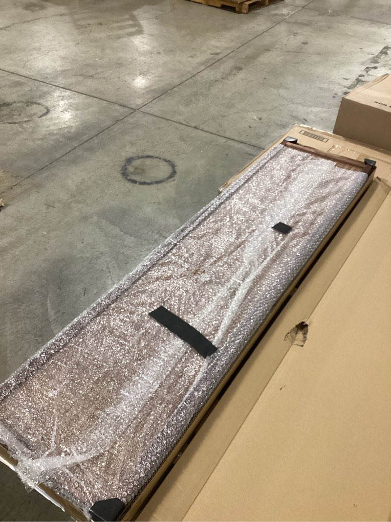 Condition photo showing As Is for 5 Panel Room Divider and Folding Screen Room Divider,Bamboo Room Divider Screen for Room Separation,67" H x 76.75" W Brown 5 Panel