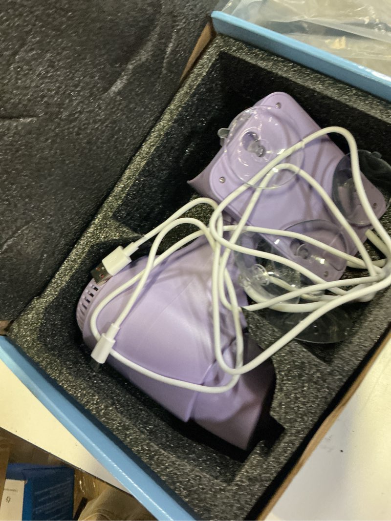 Condition photo showing As Is for bath jet spa for tub, 10400mah rechargeable bathtub jet with smart temperature sensor & led display, portable jet spa with bubble/jet mode & adjustable speed, ipx8 waterproof for daily home spa purple