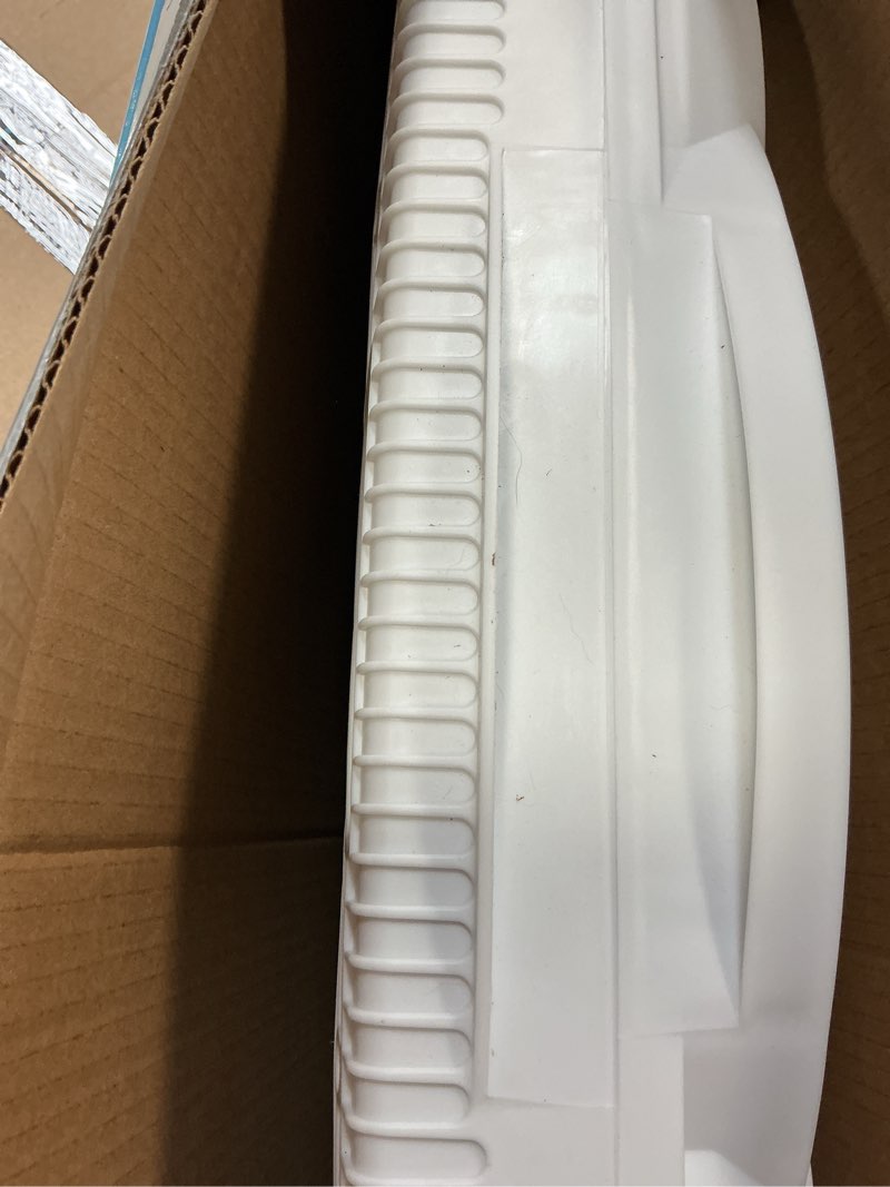 Condition photo showing As Is for comfort zone 9   reversible twin window fan with remote control  white