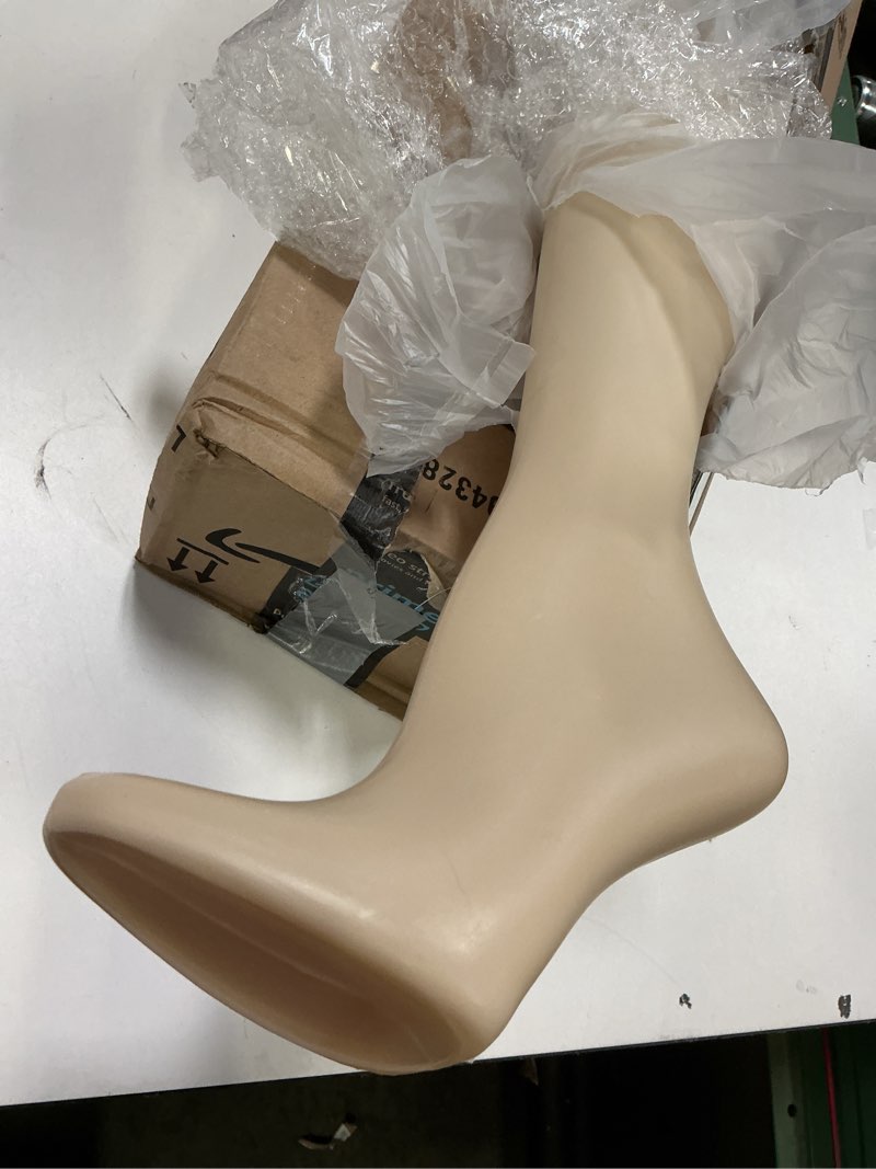 Condition photo showing Good Condition for 1 Pcs Female Mannequin Legs Commercial Standing Legs Sock and Hosiery Display 25.6 Tall for Christmas Leg Lamp