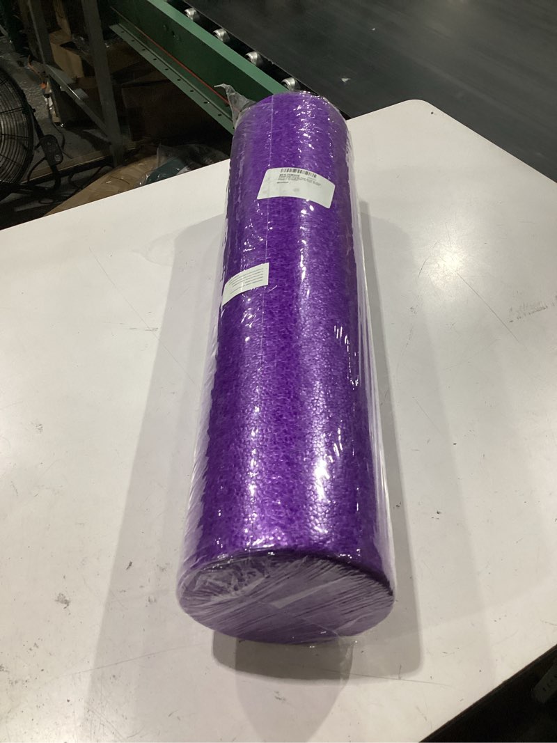 Condition photo showing New/Like New for yes4all epp exercise foam roller – extra firm high density foam roller – best for flexibility and rehab exercises (18 inch, blue)