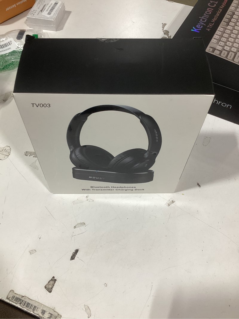 Condition photo showing New/Like New for Similar product Wireless Headphones for TV Watching, TV Headphones with Transmitter Charging Base, Bluetooth V5.3, No Lip-Sync Delay, Clear Voice, Plug & Play, Comfortable, Gifts for Elderly/Seniors Black