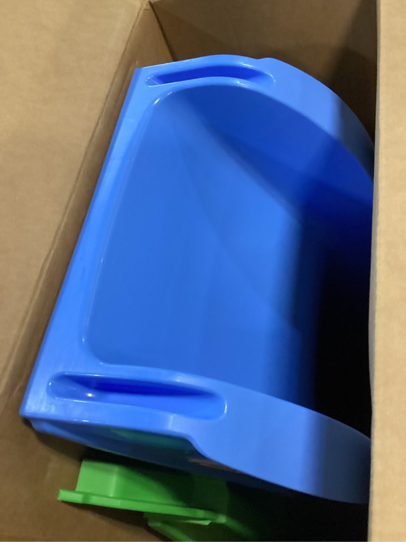 Condition photo showing Good Condition for Little Tikes First Slide (Blue/Green) Multicolor Small