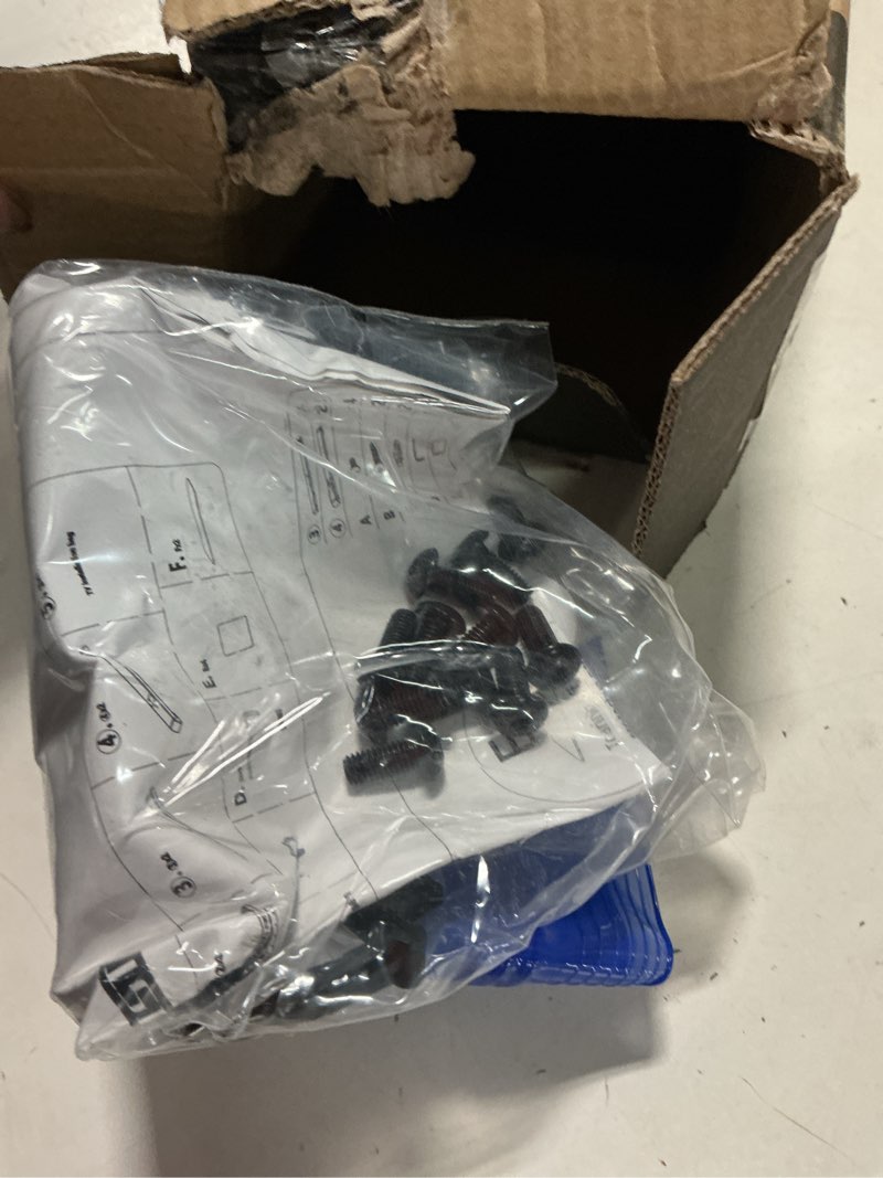 Condition photo showing New/Like New for ax waber universal tv stand, table top tv stand base wobble-free replacement for most 24 to 80 inch lcd led tvs, 7 height adjustable tv legs hold up to 150lbs, max vesa 800x500mm, black ax10tb02